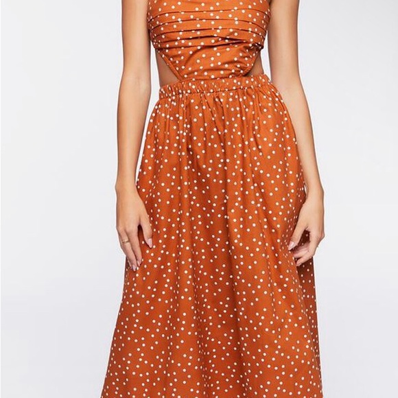 #617 ✅ polka dot midi dress - Picture 9 of 9